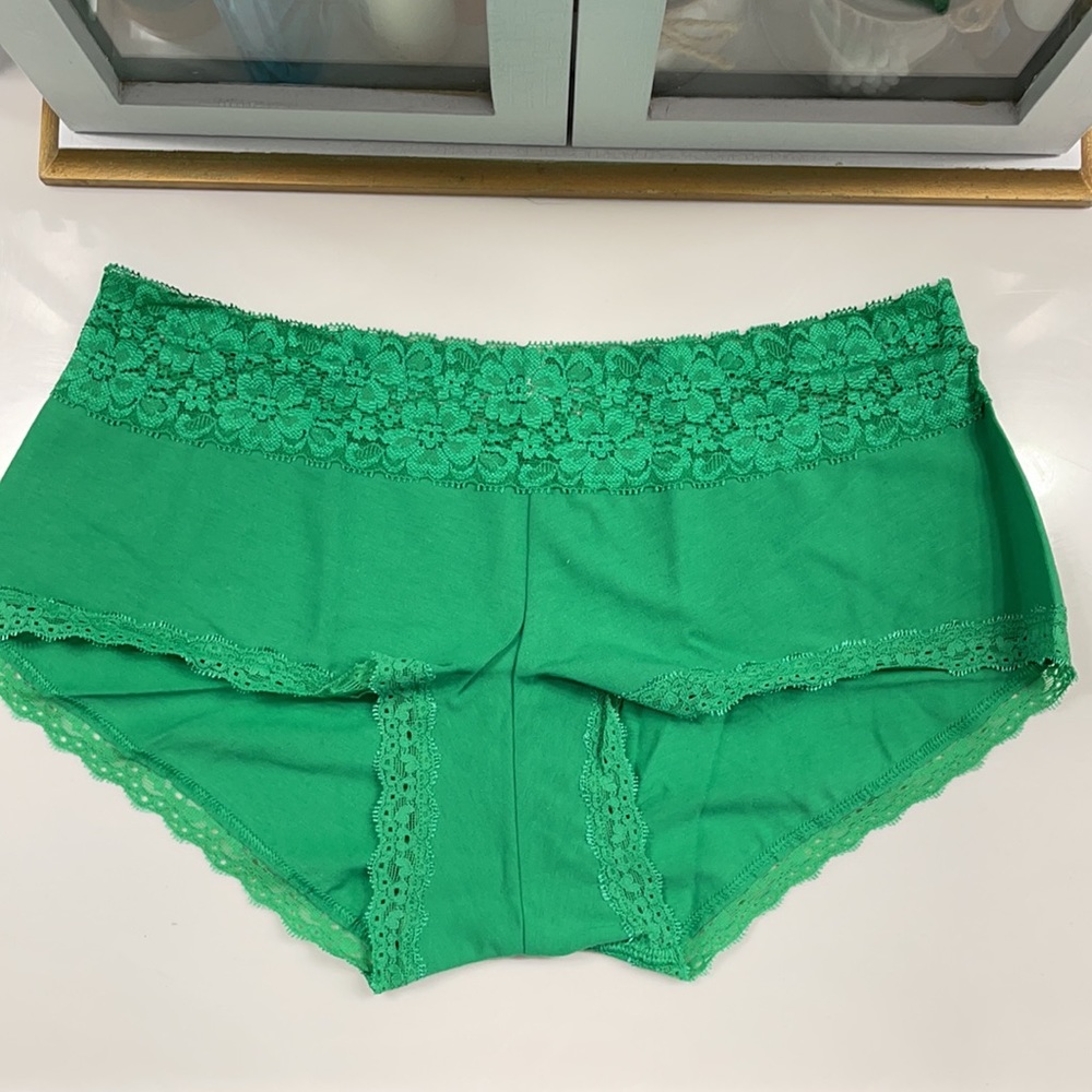 Victoria’s Secret PINK lace waist Panty NWT L